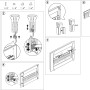 Montageanleitung für Gardinia Easy Fix Plissee Tag und Nacht, weiße Fensterdekoration.