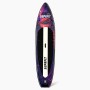 Suprfit Stand-Up Paddling Board Vibrant Lips. Aufblasbares SUP mit rot-violett-pinkem Design, schwarzem Deckpad. Ideal für Wassersport.