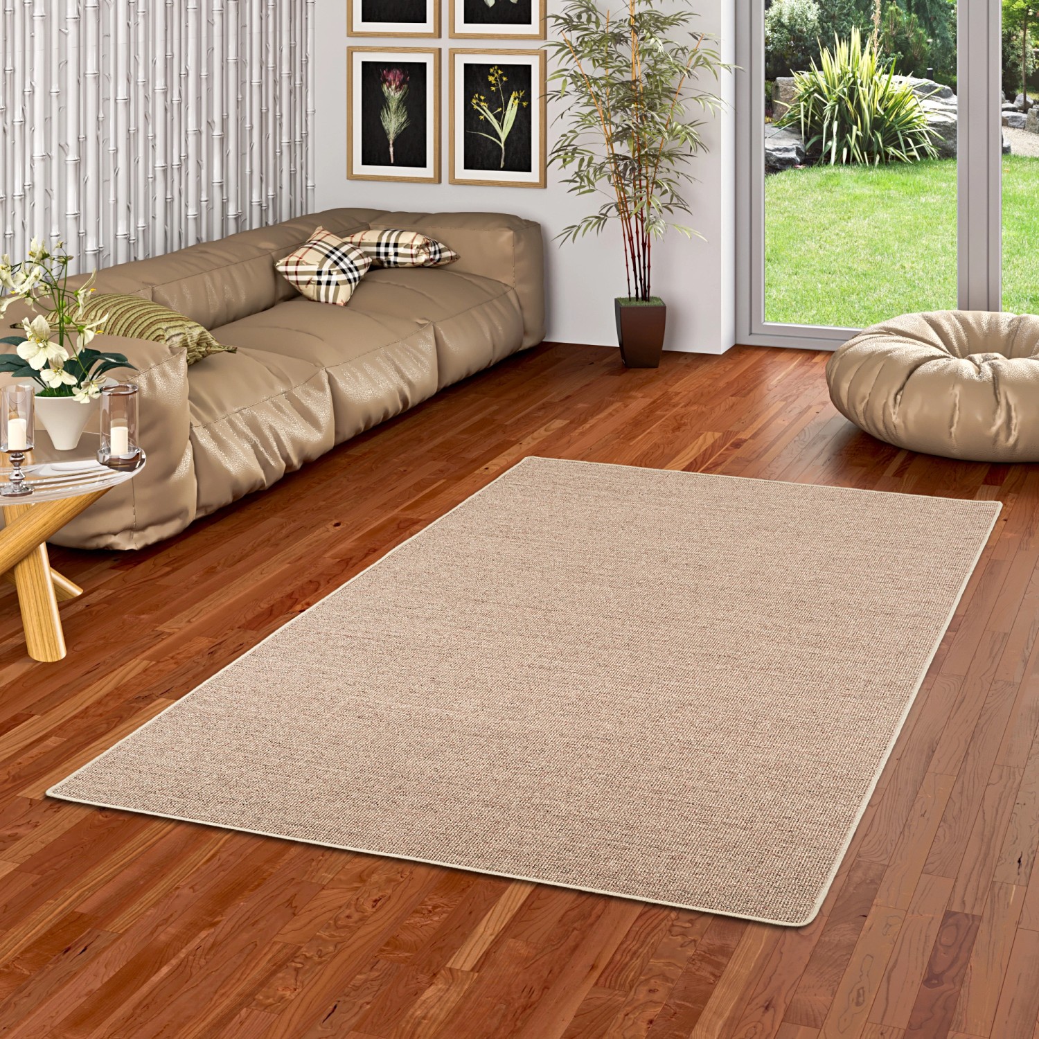 Snapstyle Sisal Teppich Natur Klassisch Kies 200x250 cm kaufen bei OBI