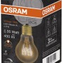 Osram E27 LED-Lampe in Glühlampenform, 4,8W, warmweiß, dimmbar. Vintage Design.