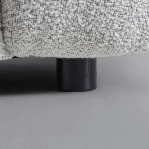 Bessagi Home Sofa Ena Grau Webstoff