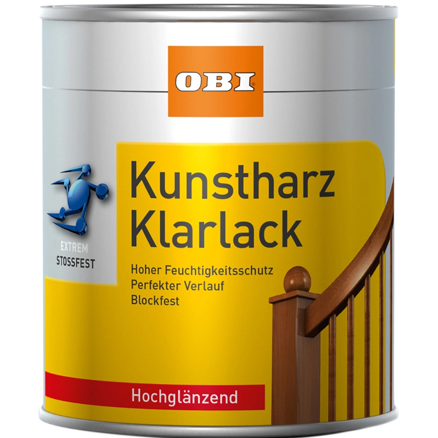OBI Kunstharz Klarlack Transparent hochglänzend 750 ml