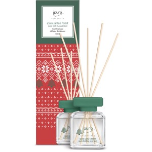 Ipuro Raumduft Santa's Forest, 100ml, mit Duftstäbchen und weihnachtlicher Verpackung.