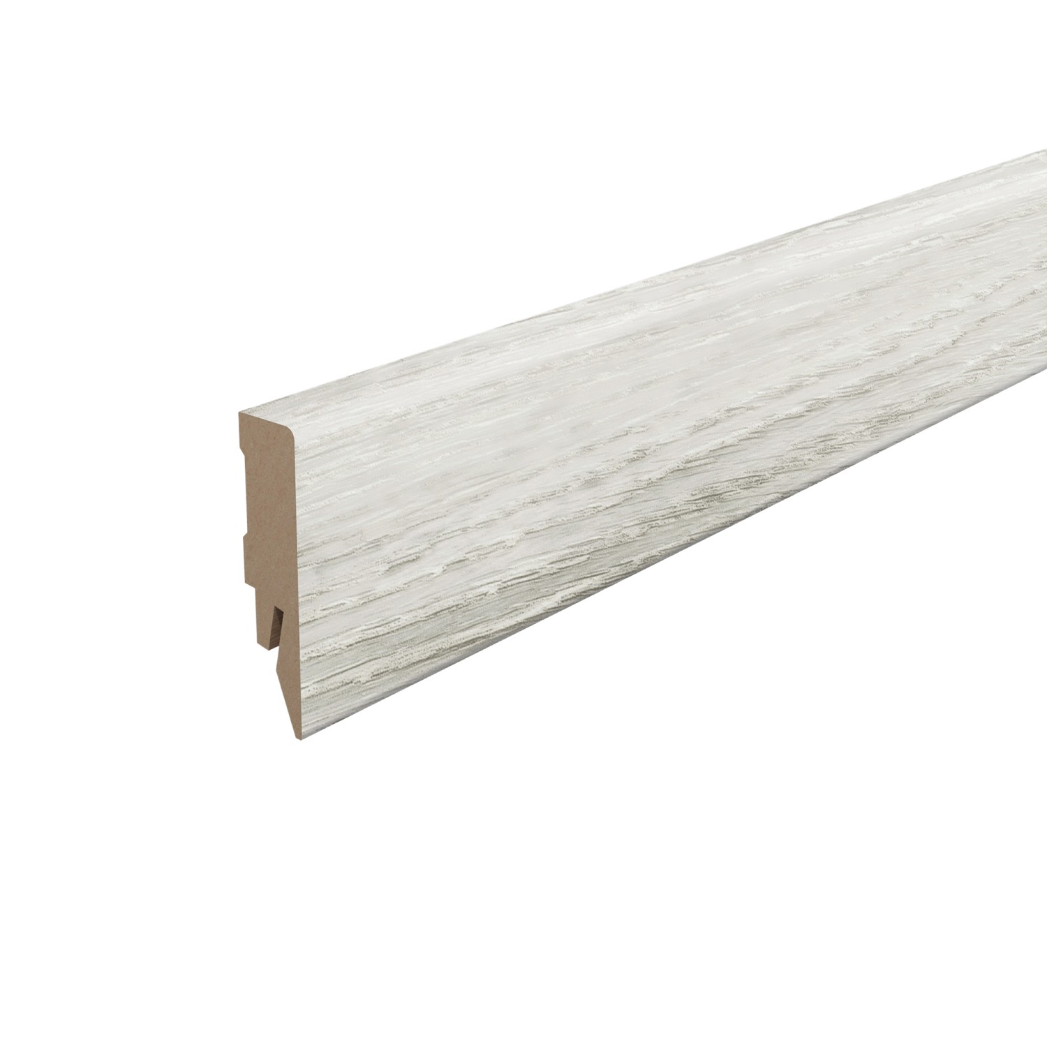 Egger Sockelleiste L504 Kubisch für Fußboden Abergele 6 cm Eiche Dunkel günstig online kaufen