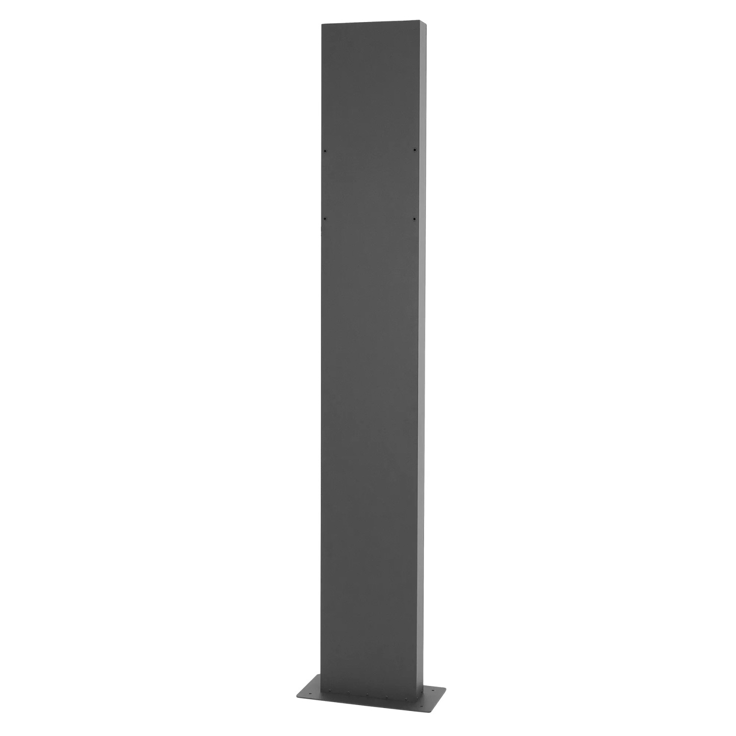ML-Design Briefkastenständer, anthrazit, 170cm hoch, für die Bodenmontage von Briefkästen.