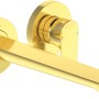Ideal Standard Connect Air Waschtischarmatur, Wandmontage, Ausladung 22,5 cm, gebürstetes Gold.