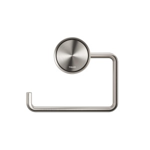 Tiger Toilettenpapierhalter Ace, Edelstahl gebürstet, ohne Deckel.