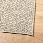 Cremefarbener Outdoor-Teppich ZIZUR in Jute-Optik, 120x170 cm. Robuster Teppich für Innen- und Außenbereich.