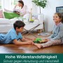Wohnszene mit geöltem Holzboden, geschützt mit Bona Home Hartwachsöl matt.