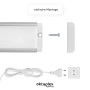 Oktaplex Riva LED Unterbauleuchte 2er Set, dimmbar, mit Sensor, Schraube und Stecker für einfache Montage.