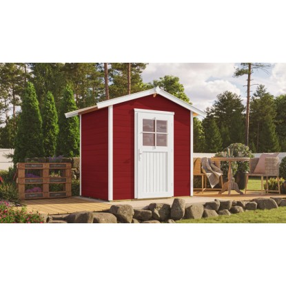 OBI Outdoor Living Holz-Gartenhaus Monza Satteldach Lasiert 205 cm x 174 cm