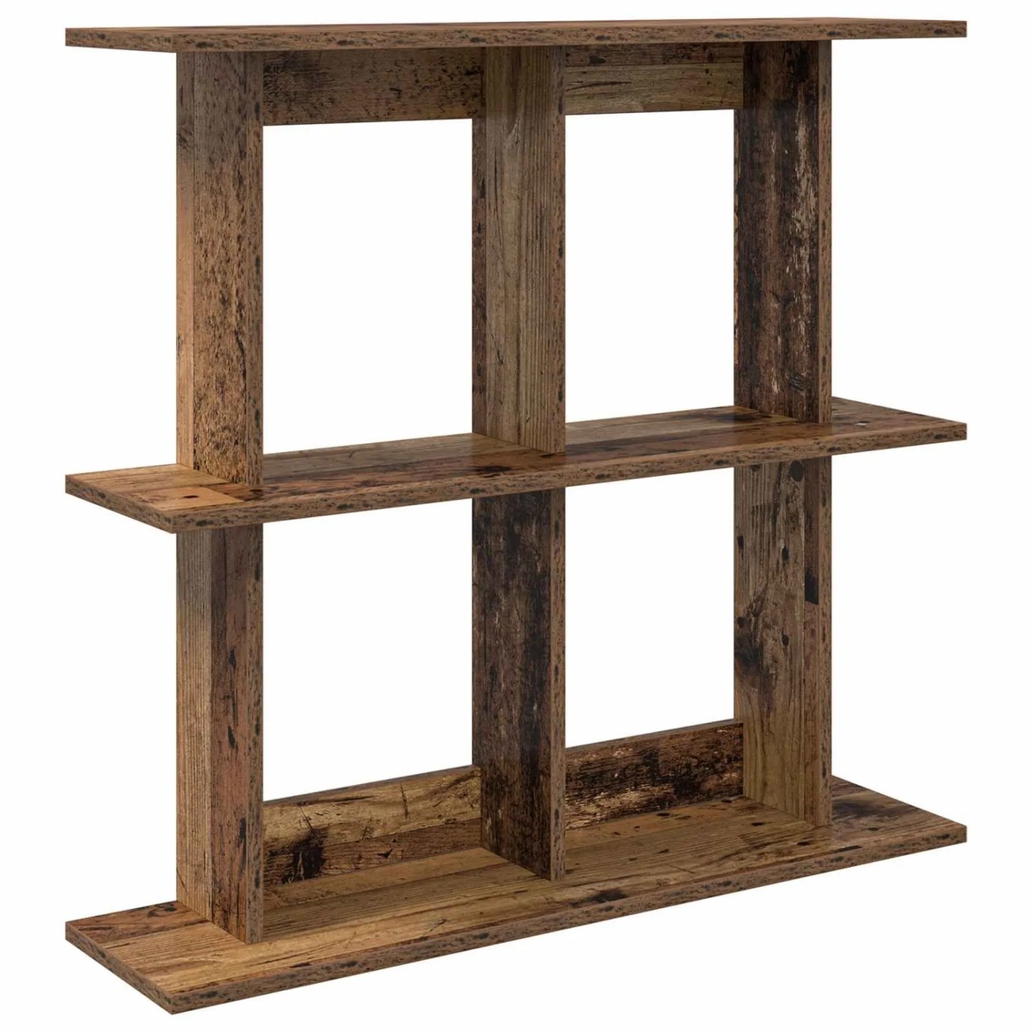 vidaXL Wandregal Wandhalterung Altholz 80 x 20 x 75 cm Holzwerkstoff 8012082