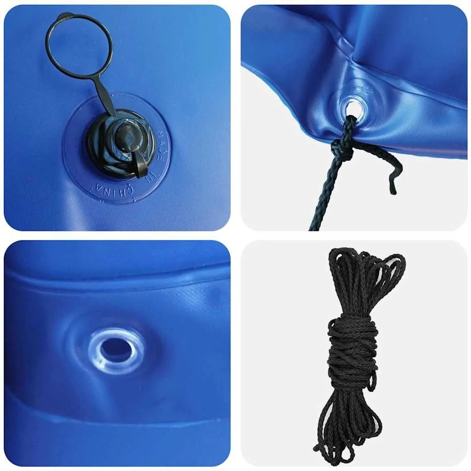 vidaXL Winter Pool Kissen Blau Ø 310 x 180 cm PVC 42024533_7