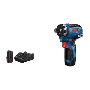 Bosch Professional Akku-Bohrschrauber GSR 12V-35 HX Set mit Akku und Ladegerät, blau-schwarz.