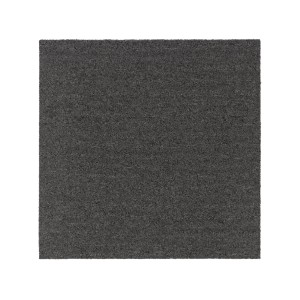 Dunkelgraue KARAT Teppichfliese Moscow, meliert, 50x50 cm, pflegeleicht.