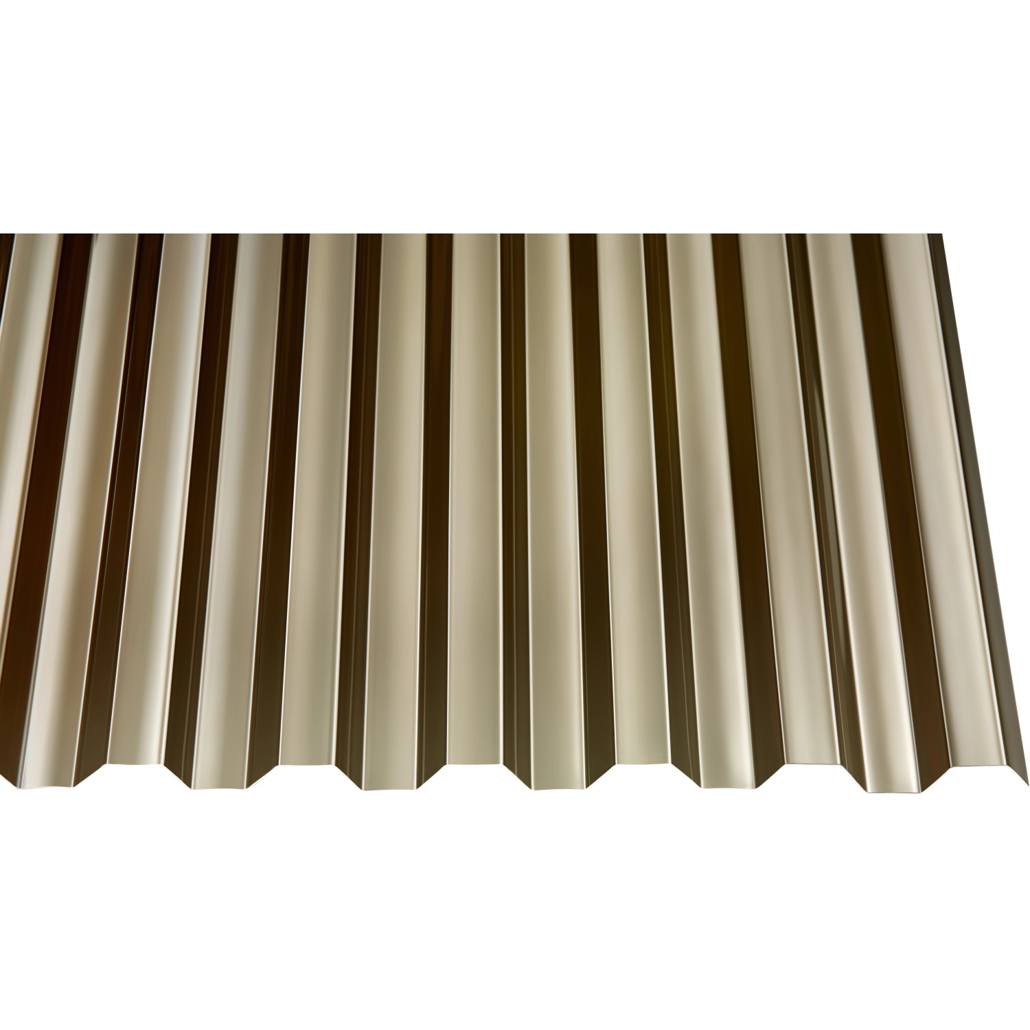 Profilplatte PC 0,8 mm Trapez 3000 mm x 1040 mm Bronce