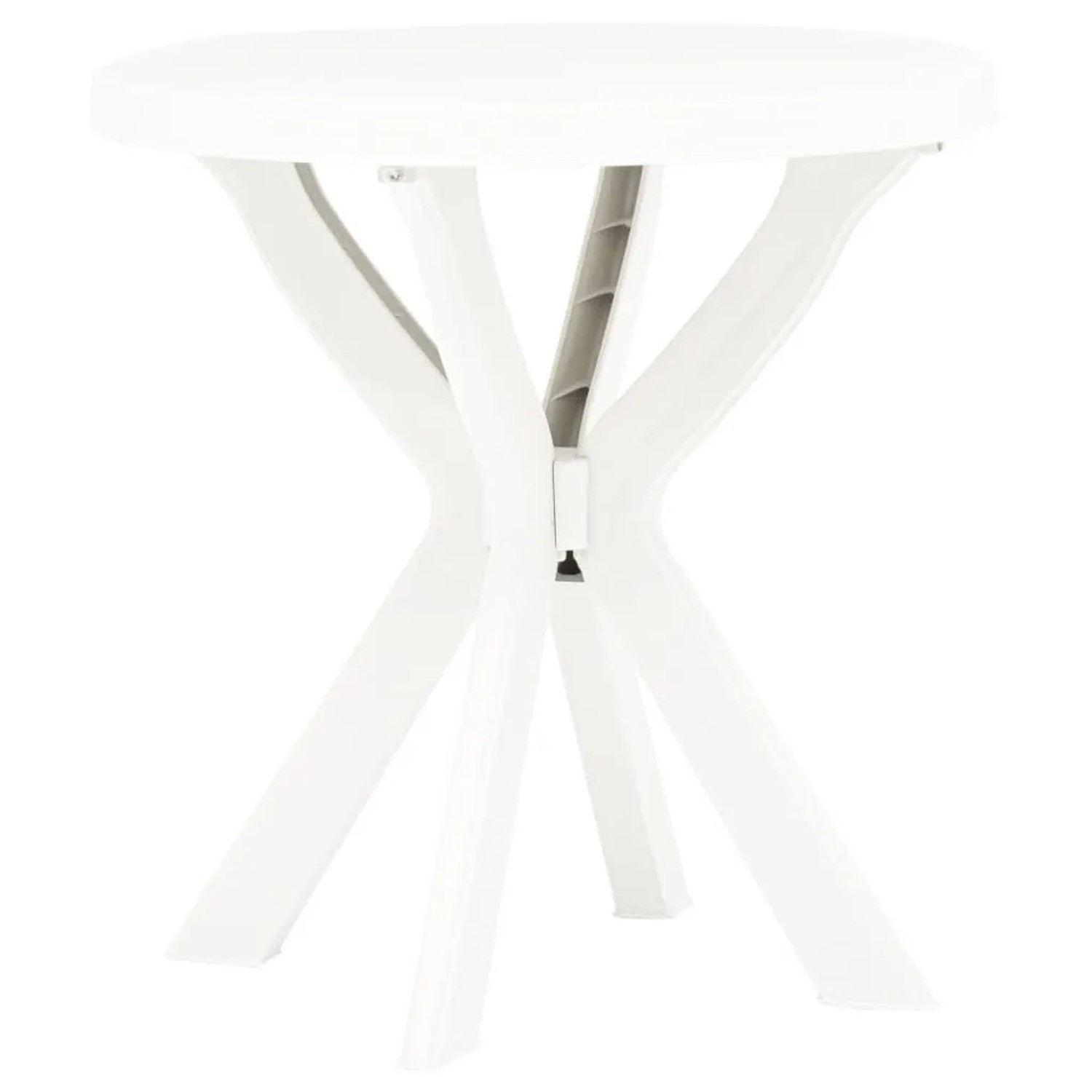 Furnicato Bistrotisch Weiß Ø70 Cm Kunststoff