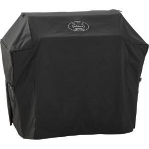 Schwarze Rösle Abdeckhaube Videro G6/G6-S für Grill, schützt vor Witterung.