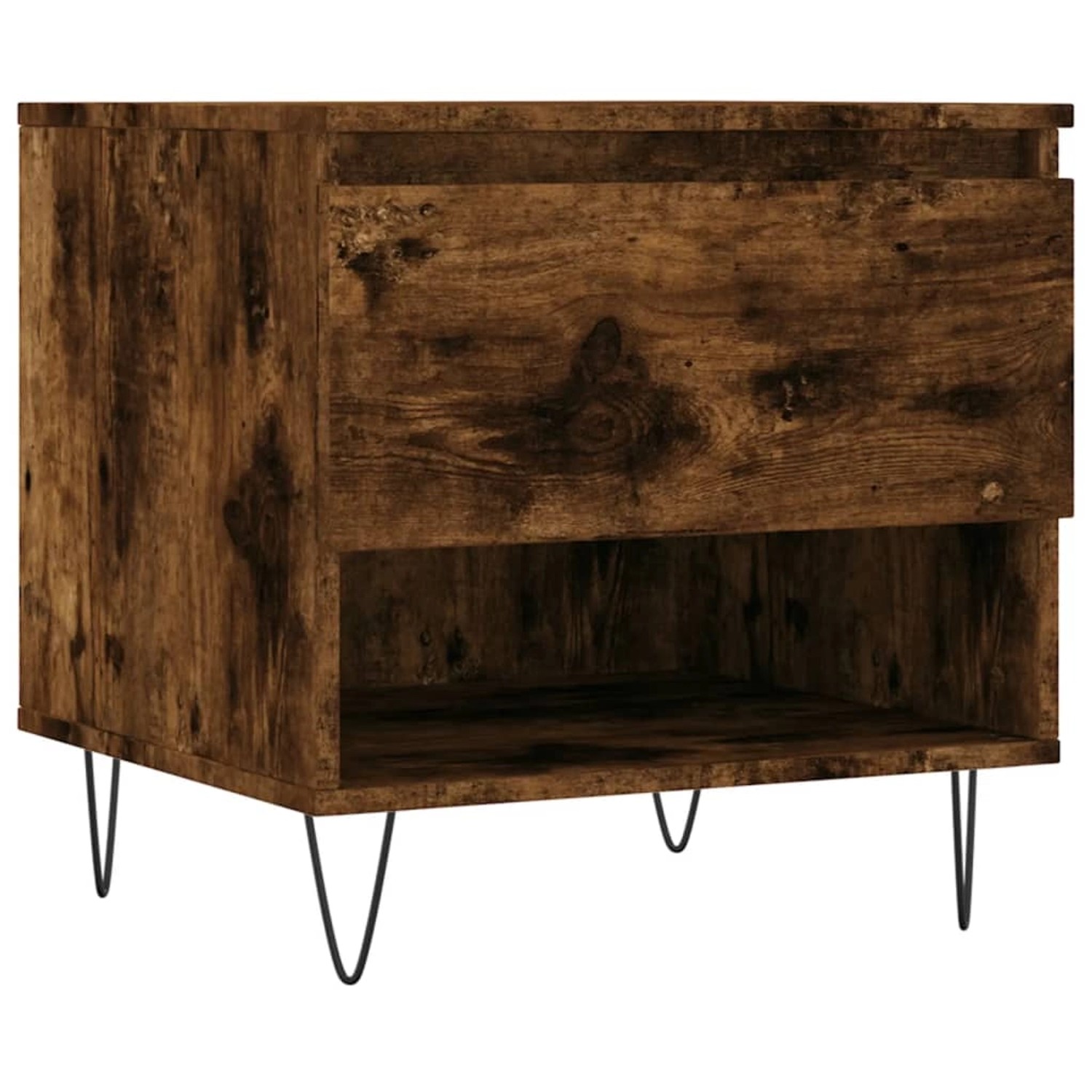 vidaXL Couchtisch Räuchereiche 50x46x50 cm Holzwerkstoff 830918 günstig online kaufen