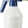 Pressol Drucksprüher 1 L, weiß-blau, mit verstellbarer Messingdüse. Robustes PE-Kunststoffgehäuse.