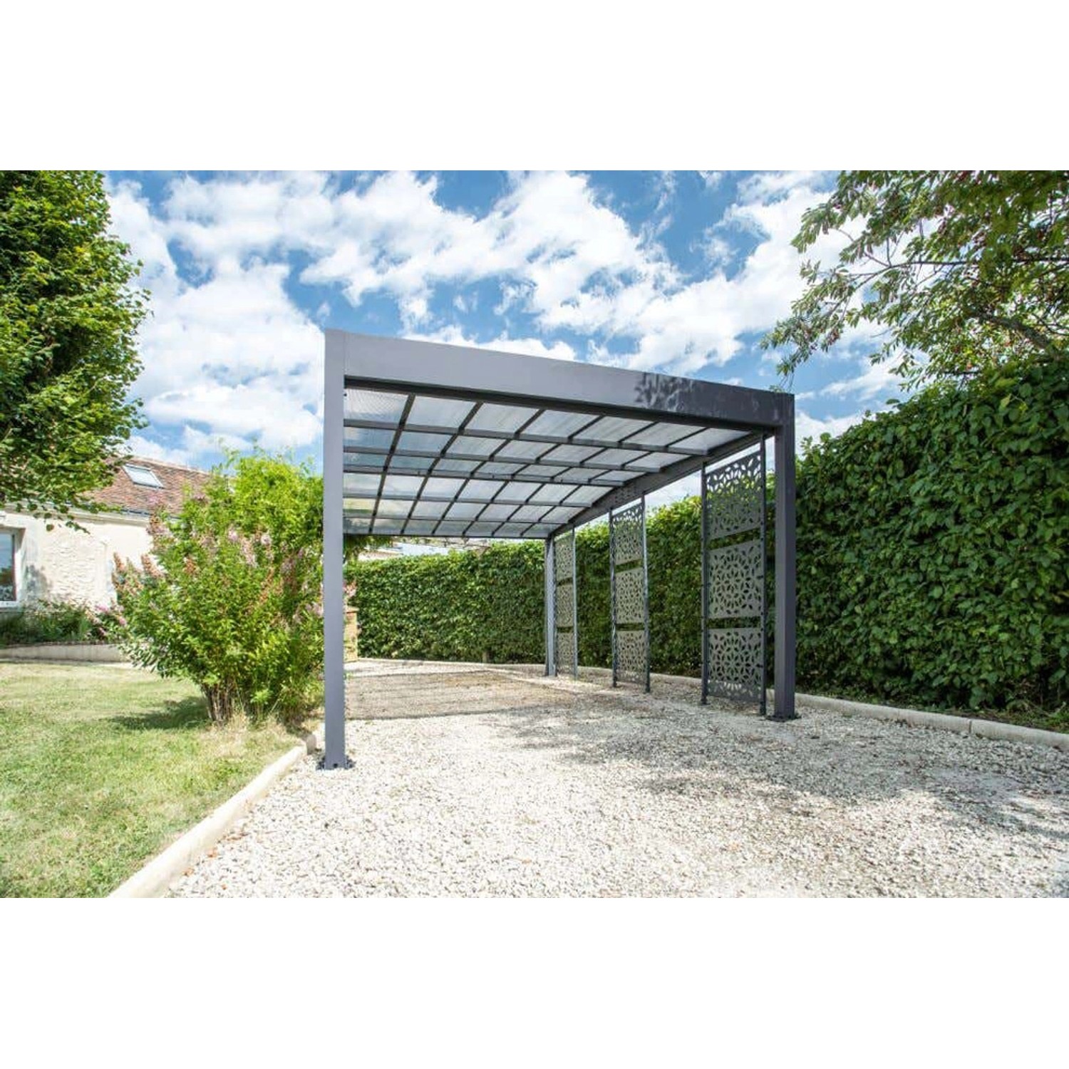Terrando Carport Libeccio Aluminium B 313 cm x T 500 cm
