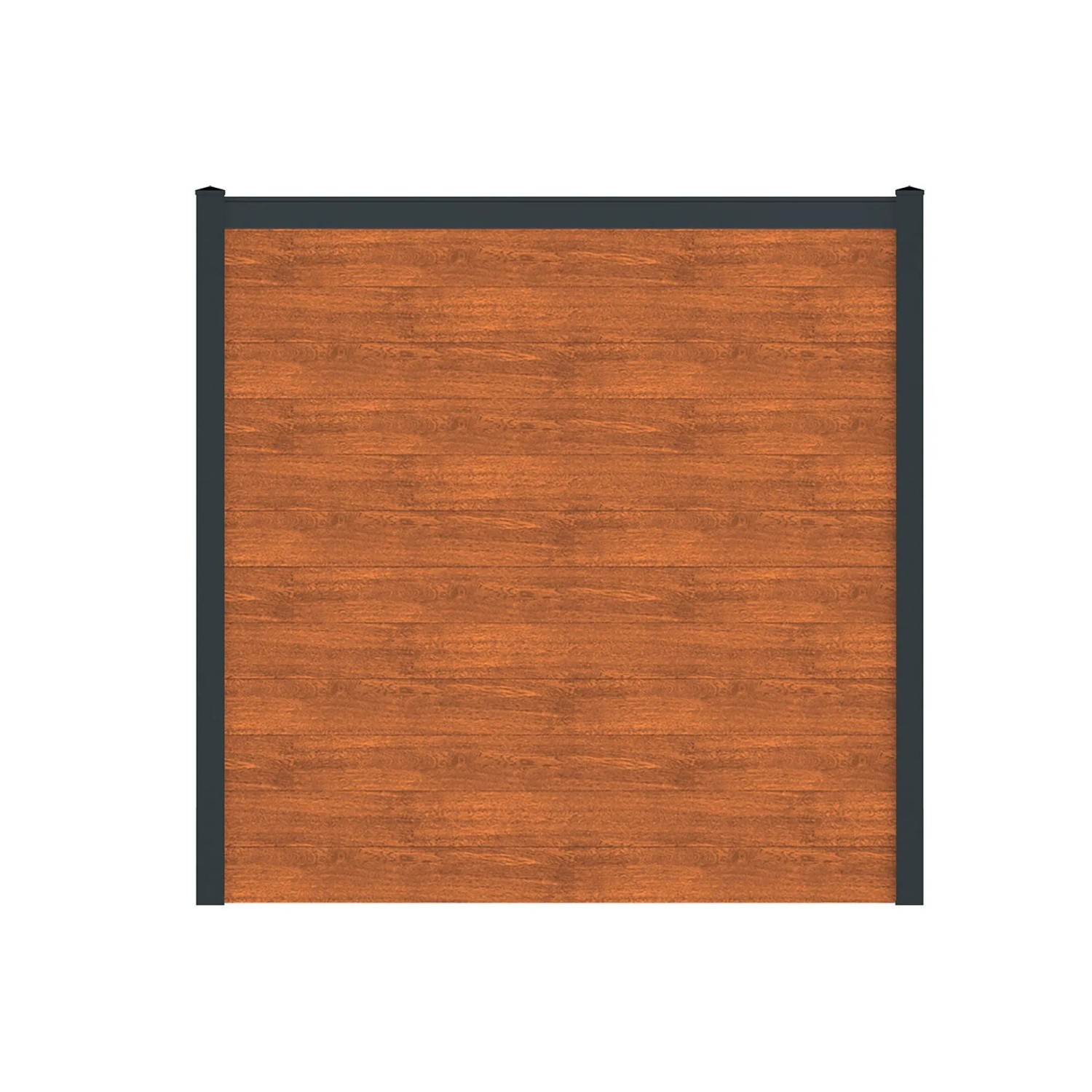 Vidual Sichtschutzzaun Snap 140 zum Aufdübeln 1,8 m x 23,06 m Light Oak