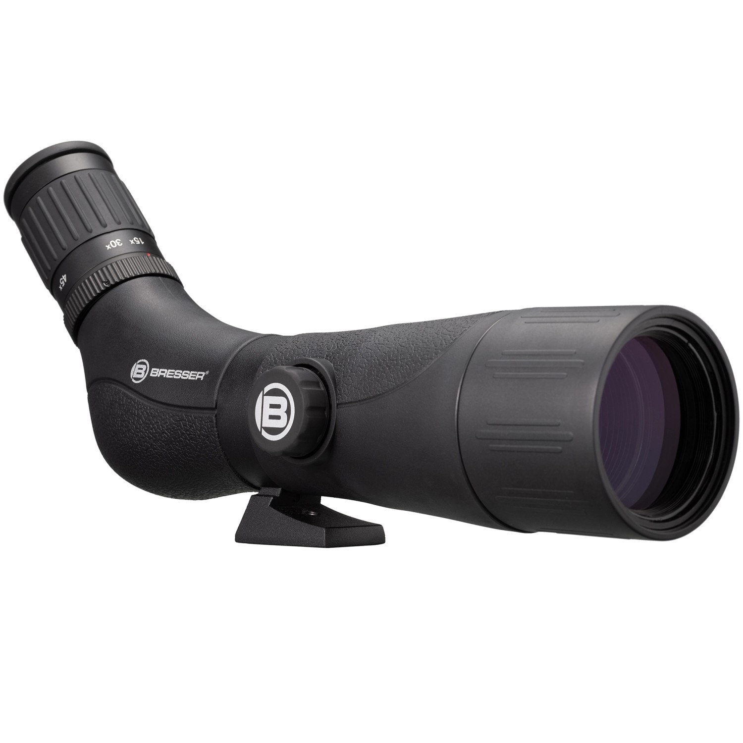Bresser Spektiv Spektar 15 - 45 x 60 Schrägeinblick 45° Schwarz