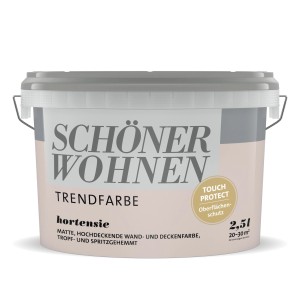 Schöner Wohnen Trendfarbe Hortensie, matte Wandfarbe im Eimer, 2,5 l.