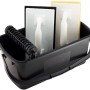 LUX Fliesenwasch-Set, 3-teilig, mit Eimer, Rasterschwammbrett und Reibebrett für Fliesenarbeiten.