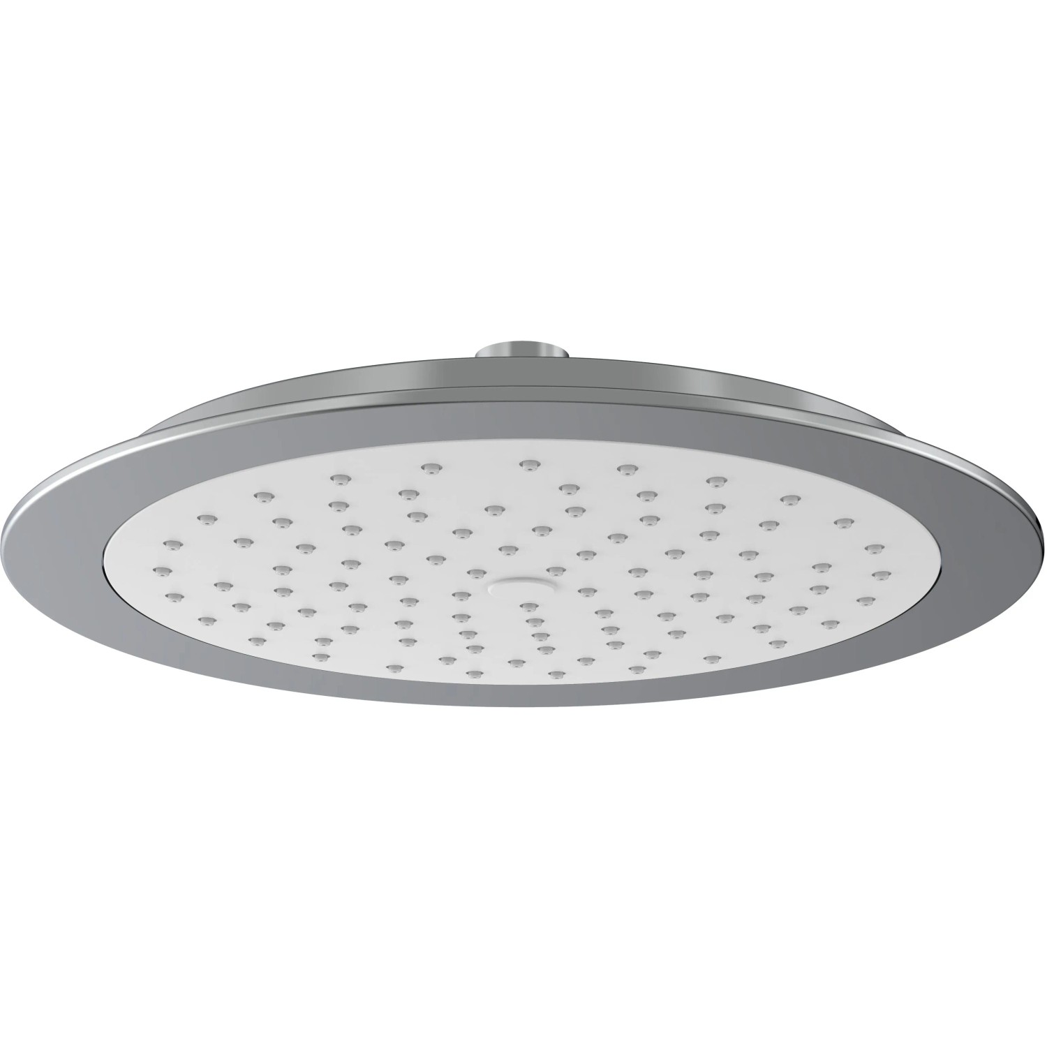 Schütte Aquastar Überkopfbrause, Chrom/Weiß, runde Kopfbrause für Brausesets.