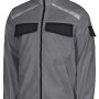 Grau-schwarze Safety&More Berufsjacke Extreme Gr. S mit Reißverschluss und Reflexstreifen.