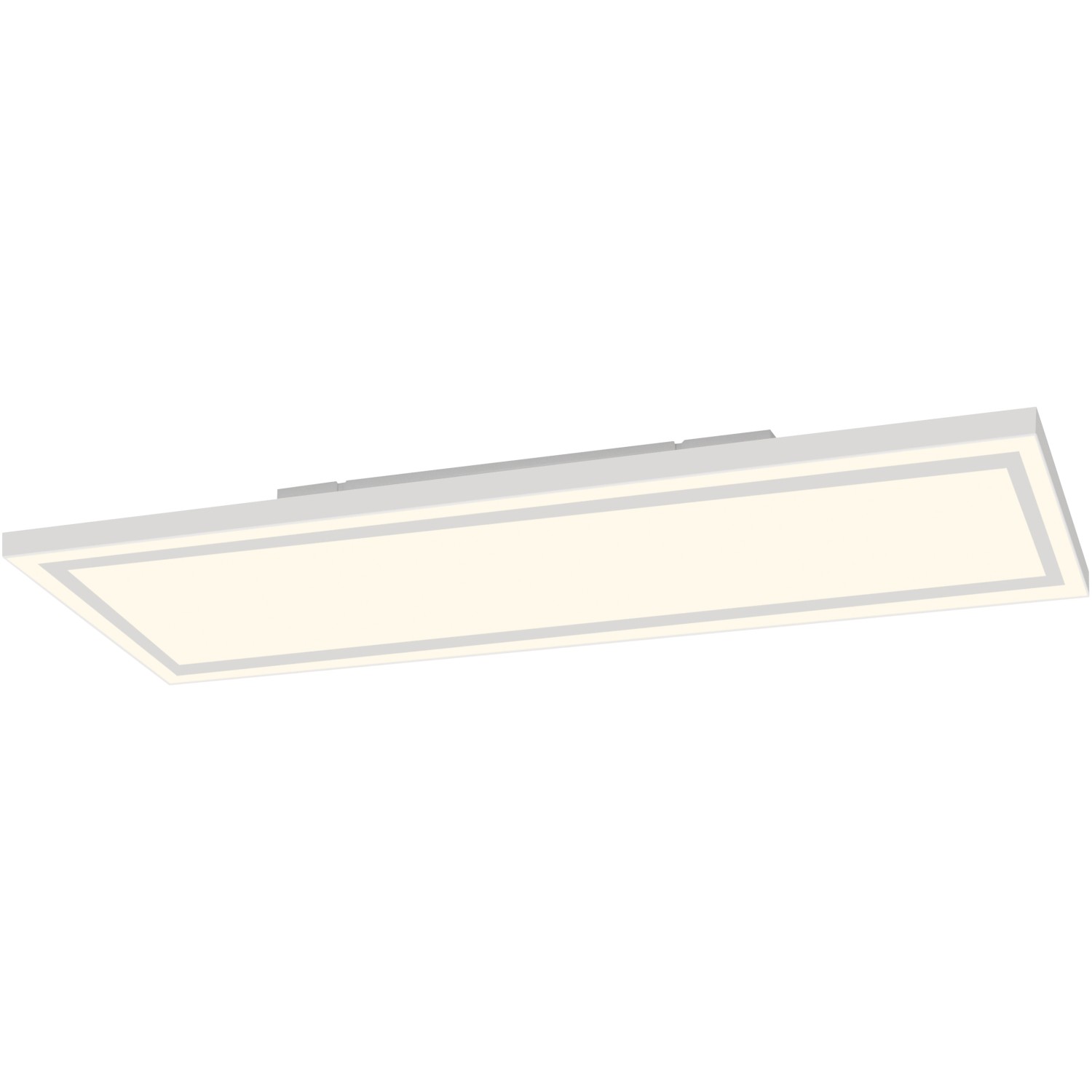 Weißes LED-Panel Bedging 80x35 cm von Just Light für die Decke.