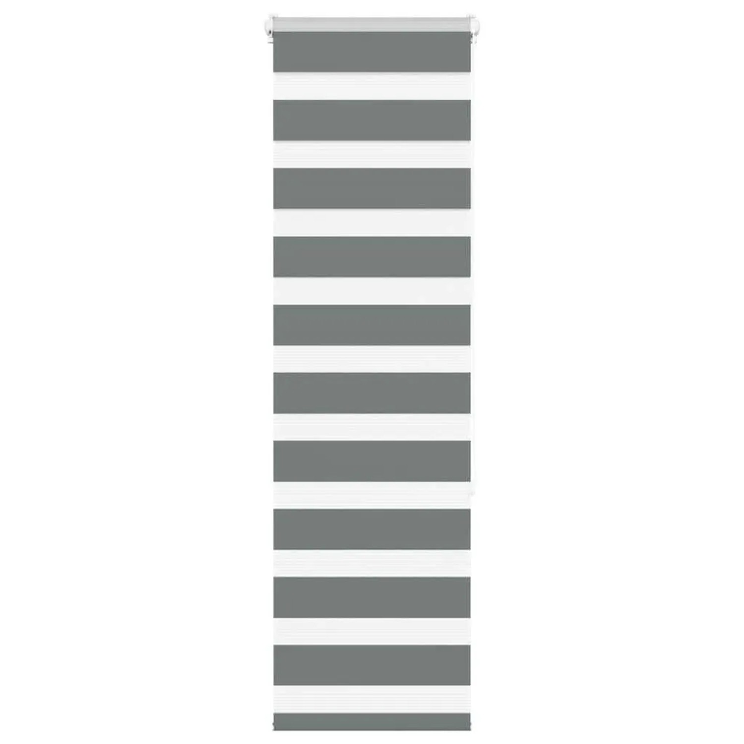 vidaXL Doppelrollo Dunkelgrau 40x150 cm Stoffbreite 35,9 cm Polyester 4014119