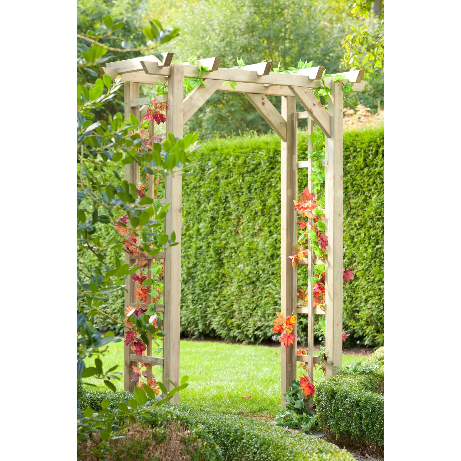 Gartenpergola 218 cm x 160 cm x 72 cm kaufen bei OBI