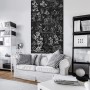 Komar Fototapete Vlies Mickey - Chalkboard, 120x200 cm, mit Mickey Mouse Motiven auf einer Tafel.