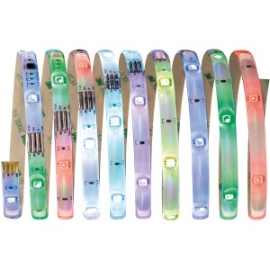 Paulmann Digital LED-Strip Set, 3 m, RGB, verschiedene Farben.