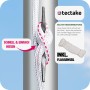 Detailaufnahme: Hissvorrichtung mit Seil am Tectake Aluminium Fahnenmast. Inkl. Flaggenseil.