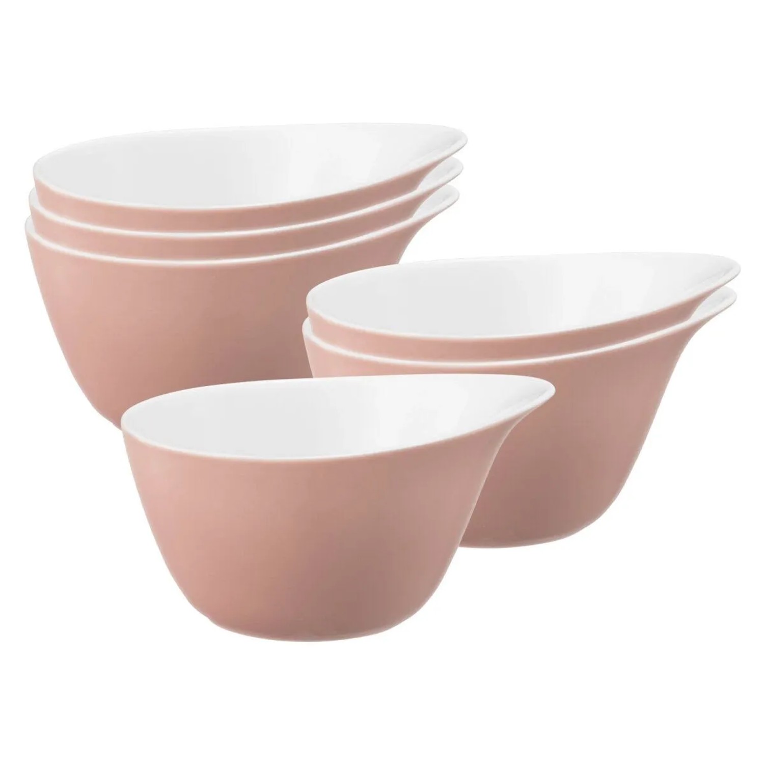 Seltmann Weiden Life Fashion Müslischale 16 x 14 cm 6er Set Posh Rose