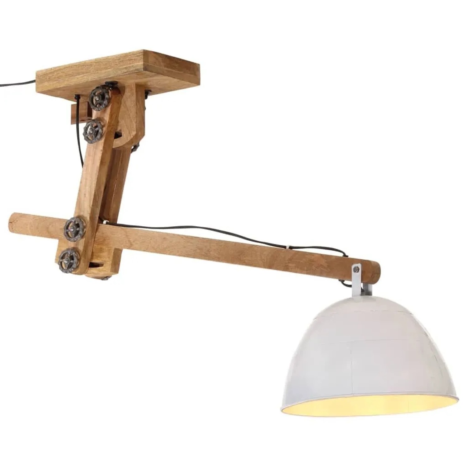 vidaXL Deckenleuchte 25 W Weiß 105x30x65-108 cm E27 371924