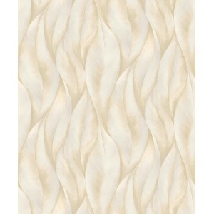 Erismann Vliestapete Guido Maria Kretschmer, Blattmuster Creme.