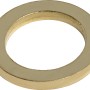 Vermessingter LUX Fitschenring (Ø 13 mm) zum Anheben von Türen, 14 Stück.