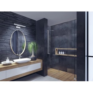 Osram Bad-Wandleuchte Orbis Disc Bar 40 cm Chrom