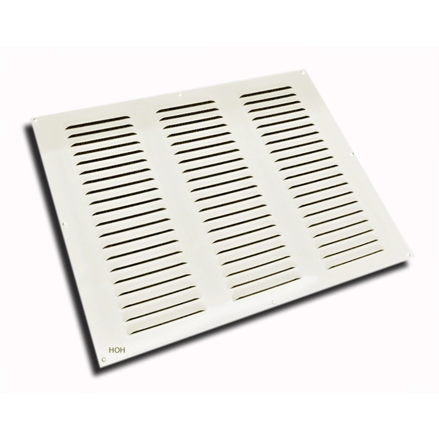 Häusler Lüftungsgitter LG-5040 W Alu Weiß PVD 500 x 400mm Zuluft Abluftgitt günstig online kaufen