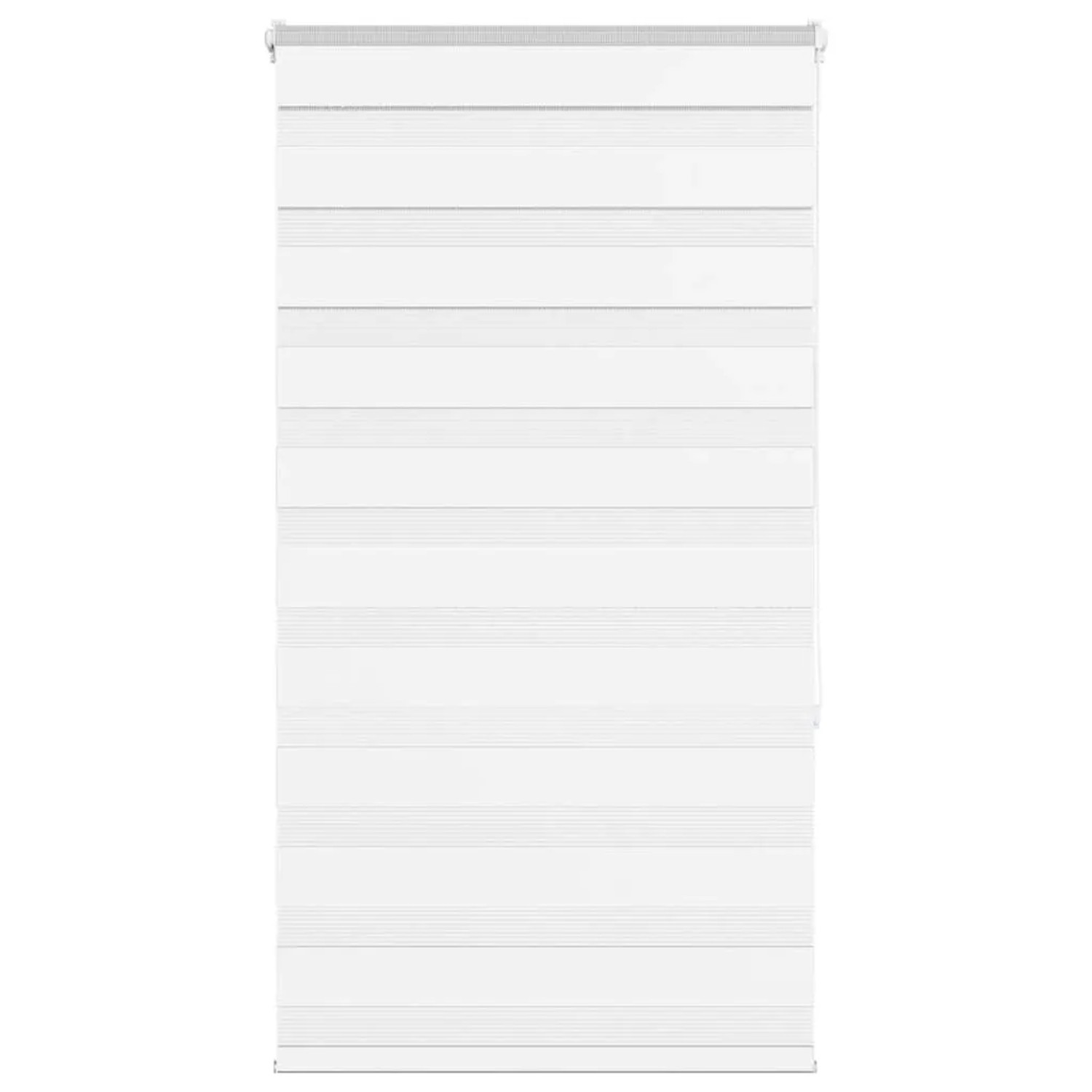 vidaXL Doppelrollo Weiß 75x150 cm Stoffbreite 70,9 cm Polyester 4014750