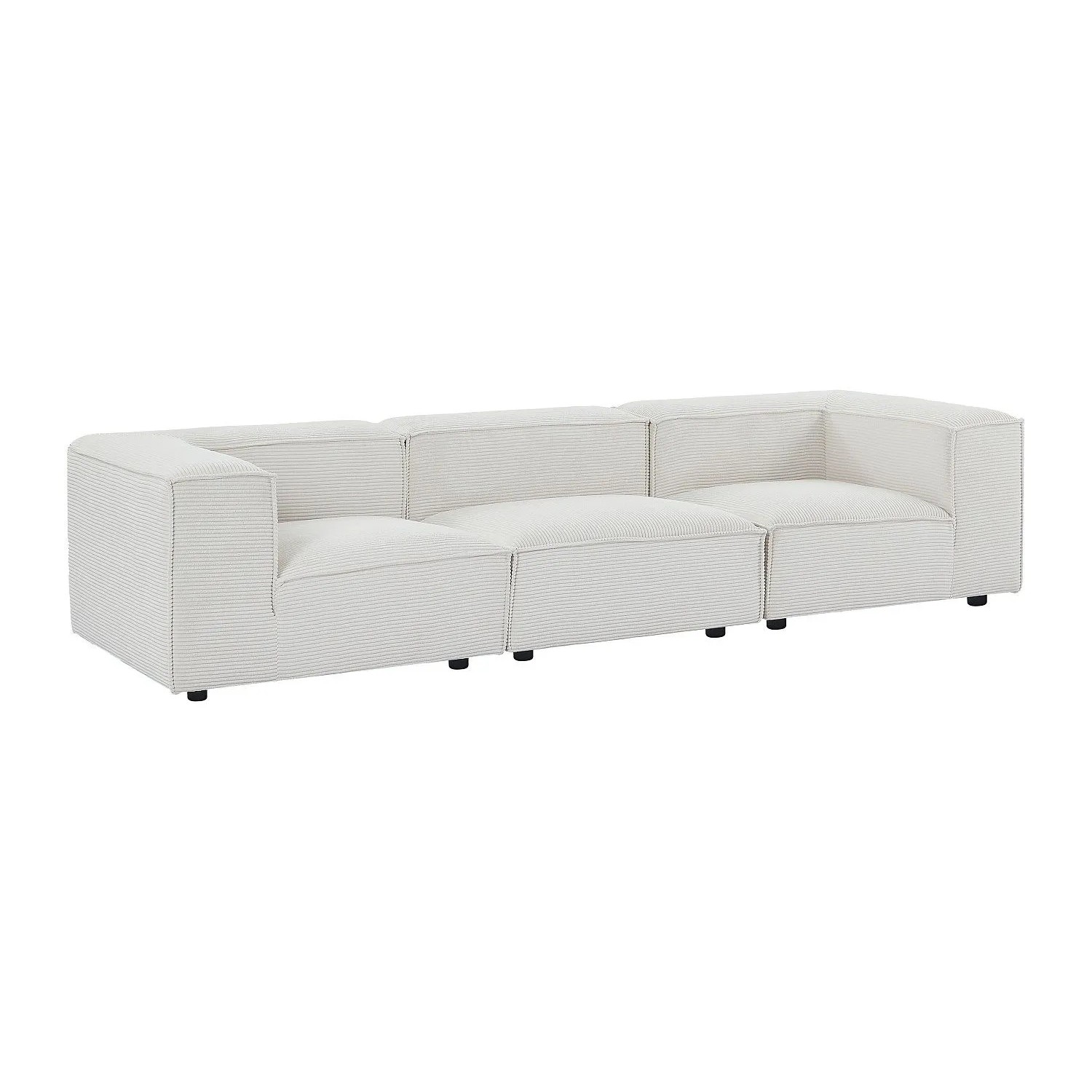 Vente-unique Modulierbares Sofa Ruzolo Beige 296 cm