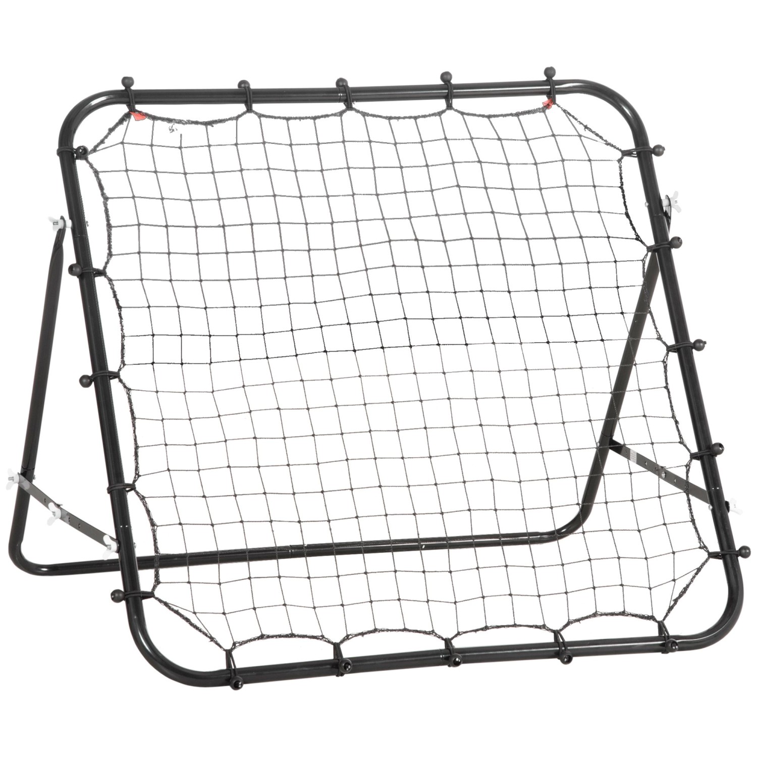 Thumbnail - HOMCOM Rebounder für Fußball PE Metall Schwarz 96L x 80B x 96H cm