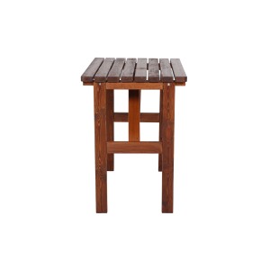 Brauner Fun Star Bartisch Tessin aus Kiefernholz, 125x78,5x108 cm, ideal für Garten und Terrasse.