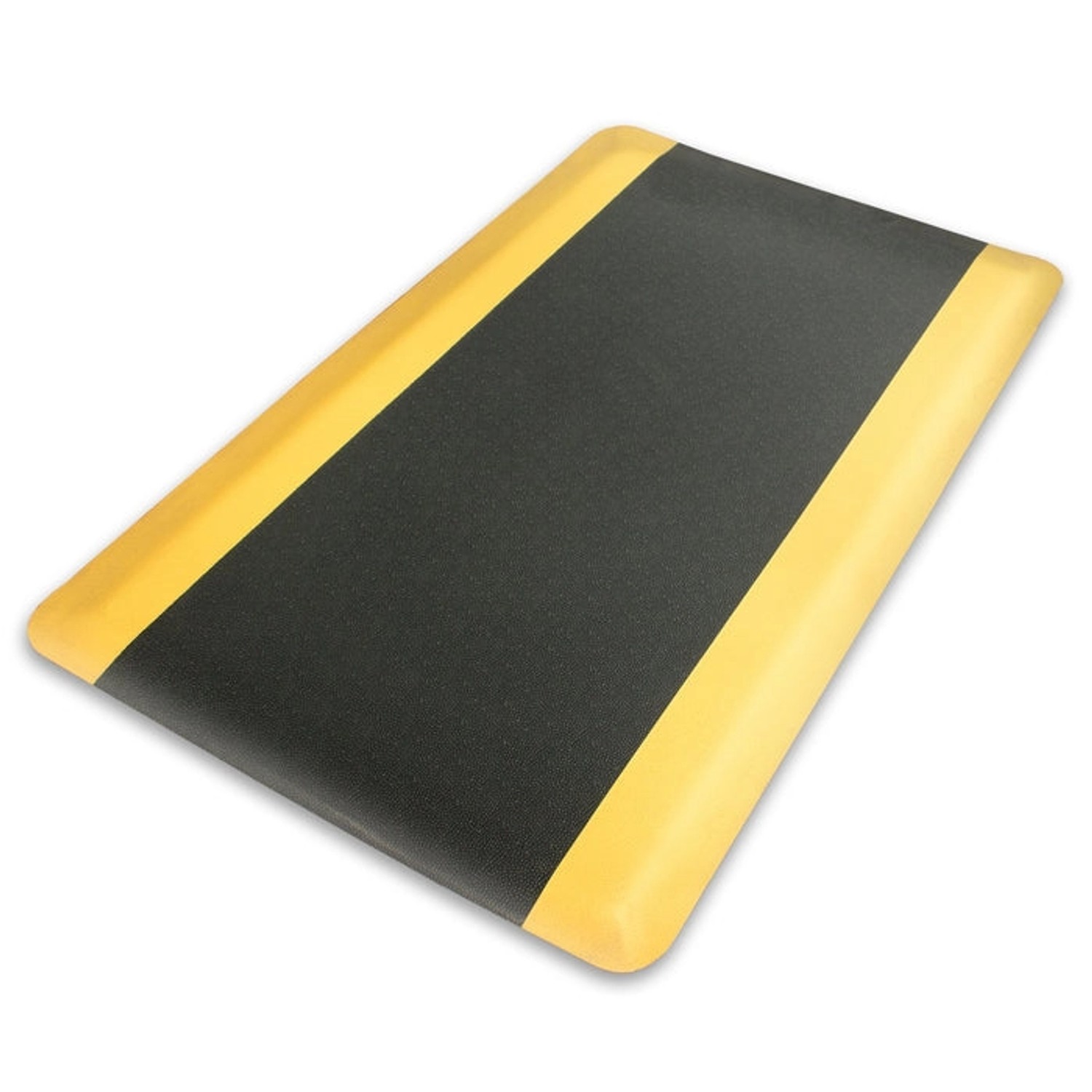 KARAT Anti-Ermüdungsmatte Soft-Tritt 90 x 700 cm Schwarz-Gelb günstig online kaufen