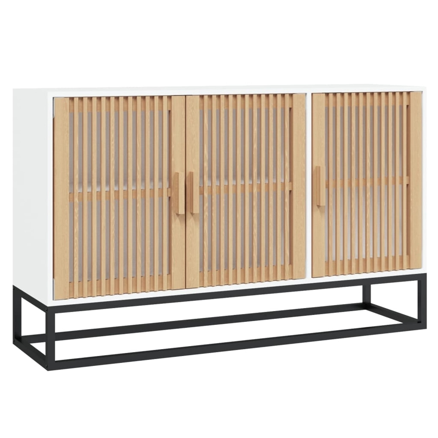 vidaXL Sideboard Weiß 105x30x65 cm Holzwerkstoff 352121