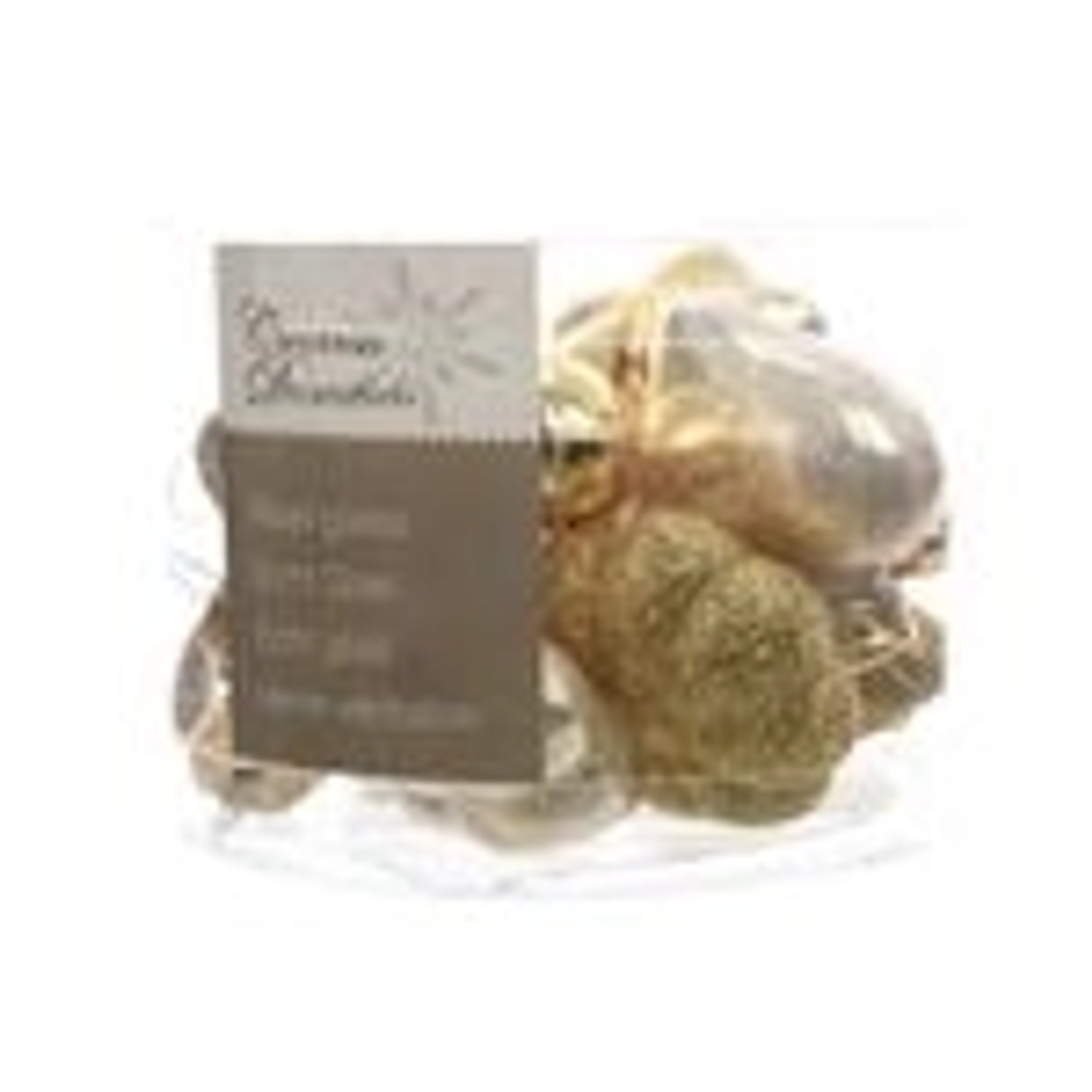 Kaemingk Weihnachtsbaumkugeln Glas Blueten Sterne Herzen Zapfen 12 Stueck Gold